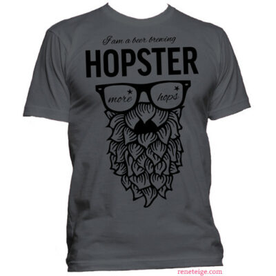 grey hopster tee