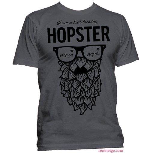 grey hopster tee