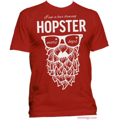 red hopster tee