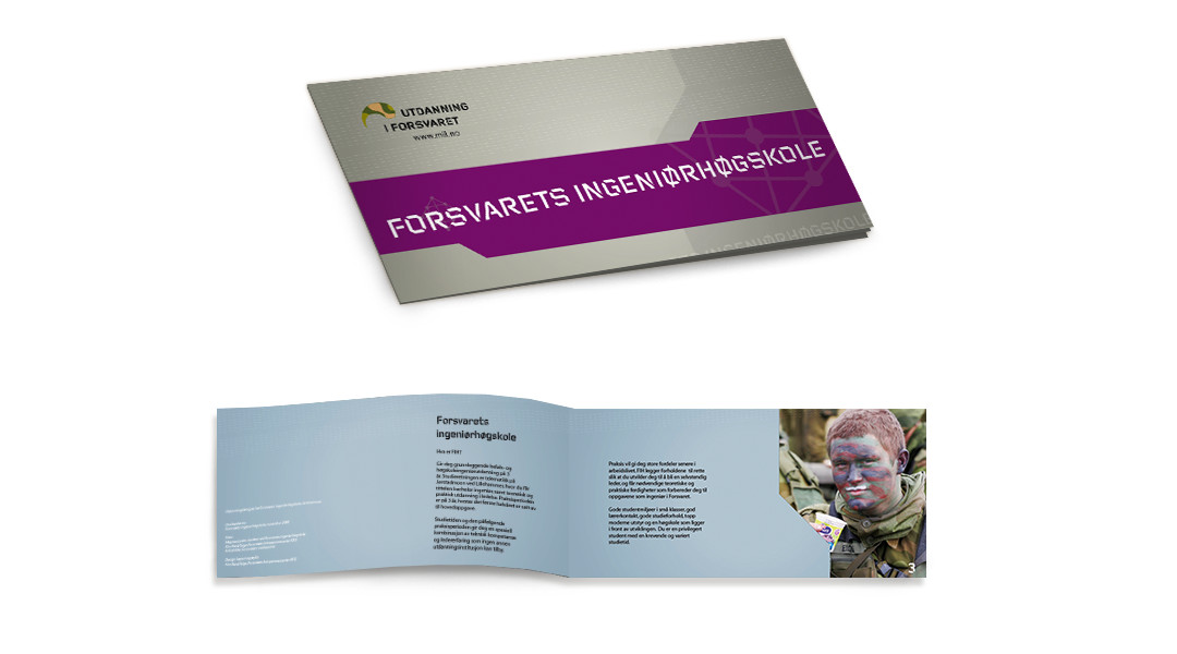 brosjyre for Forsvarets ingeniørhøgskole